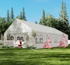 Photo 1 of ***3 BOX SET***TRUCK/TRAILER PICKUP ONLY***GarveeLife 20x33FT Heavy Duty Party Tent with Removable Sidewalls Waterproof UV Resistant Outdoor Wedding Canopy Tent Commercial Grade Event Shelter