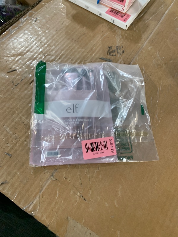 Photo 1 of ***MISSING PARTS***
e.l.f. Complexion Perfection Brush Kit, 4-Piece Makeup Brush Set, Brushes For Foundations & Concealers, Vegan & Cruelty-Free