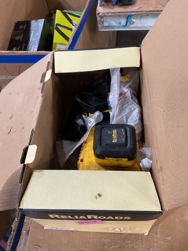 Photo 1 of ****. heavily used **
ReliaRoads 16-Inch Brushless Chainsaw, 40V (2 x 20V MAX) Cordless Battery Powered Chain Saw Kit (Includes 2 Chains) Compatible DeWALT Battery for Wood/Tree Cutting and Pruning (Battery Not Included)