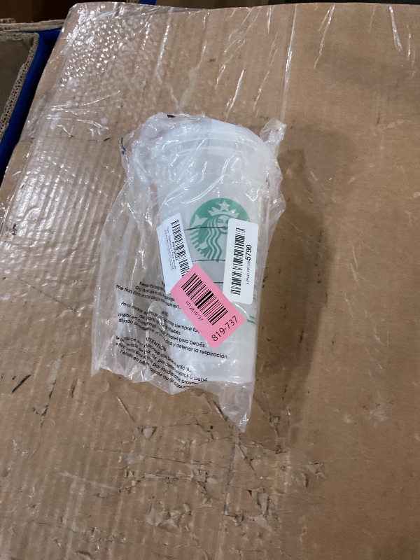 Photo 1 of ** only comes with one cup **
Starbucks 2 Pack Bundle - Reusable Frosted 24 oz Cold Cups with Lid and Green Straw w/Stopper