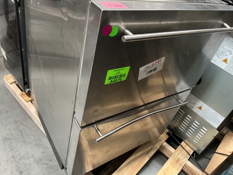 View 4 of ***DAMAGED DURING TRANSIT - TRUCK/TRAILER PICKUP ONLY*****CORD DAMAGED**Summit SPRF2D5IM Built-in Drawer Refrigerator, Stainless Steel
