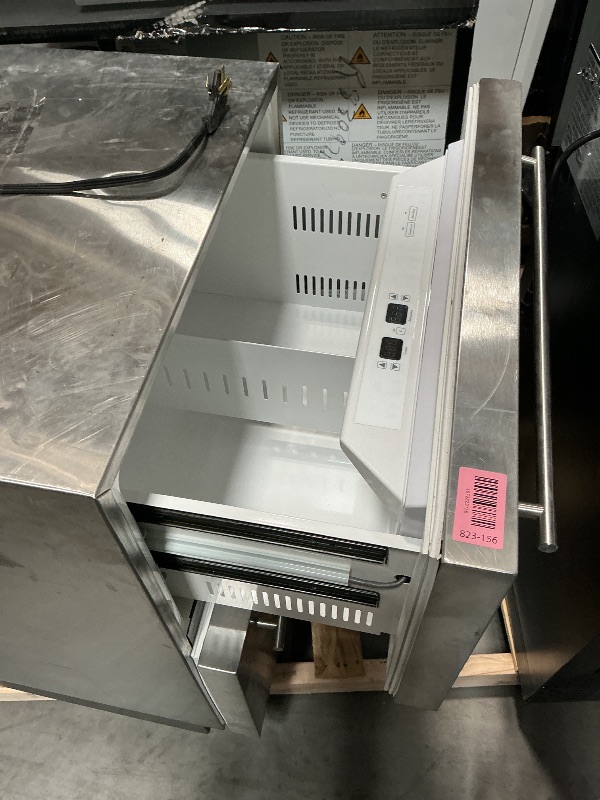 View 6 of ***DAMAGED DURING TRANSIT - TRUCK/TRAILER PICKUP ONLY*****CORD DAMAGED**Summit SPRF2D5IM Built-in Drawer Refrigerator, Stainless Steel