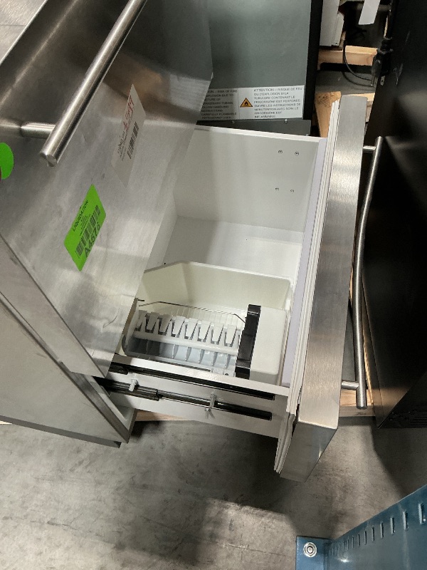 View 5 of ***DAMAGED DURING TRANSIT - TRUCK/TRAILER PICKUP ONLY*****CORD DAMAGED**Summit SPRF2D5IM Built-in Drawer Refrigerator, Stainless Steel