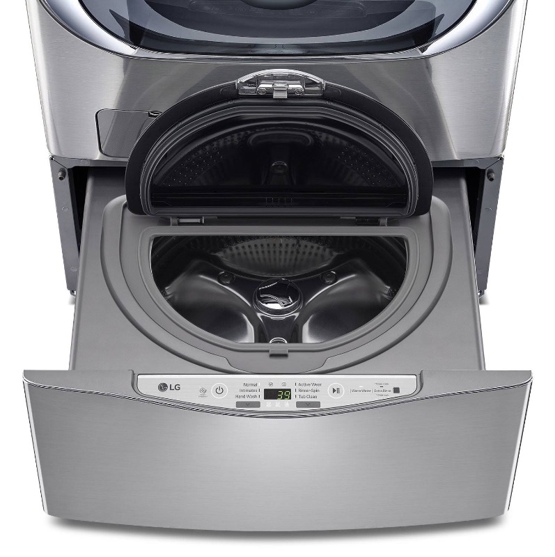Photo 1 of **DAMAGED IN TRANSIT**1.0 cu. ft. LG SideKick Pedestal Washer