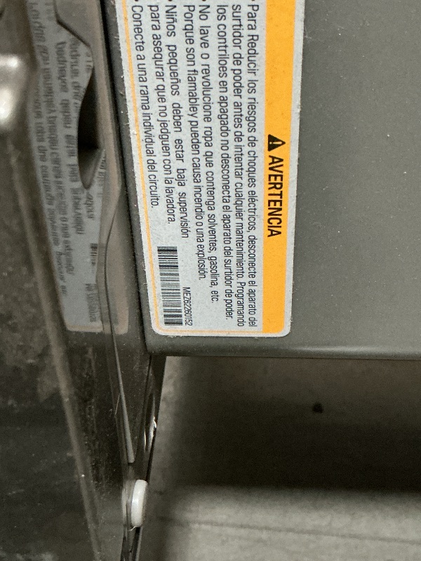 Photo 1 of **DAMAGED IN TRANSIT**1.0 cu. ft. LG SideKick Pedestal Washer