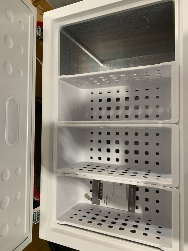 Photo 1 of ***DAMAGED DURING TRANSIT - TRUCK/TRAILER PICKUP ONLY***Magic Chef 8.7 cu. ft. Manual Defrost Chest Freezer