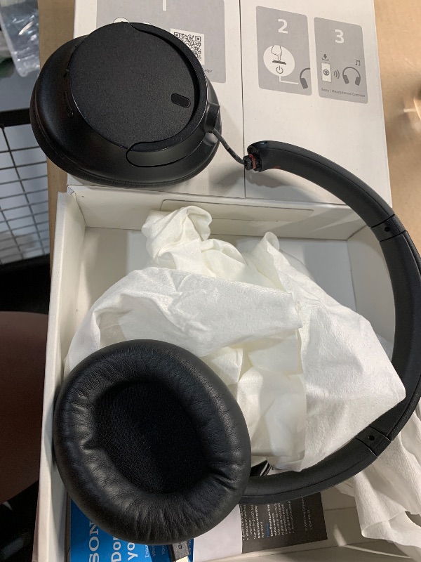 Photo 1 of ***DAMAGED***
Sony WH-CH720NB Noise Canceling Wireless Bluetooth Headphones - Built-in Microphone - up to 35 Hours Battery Life and Quick Charge - Matte Black
