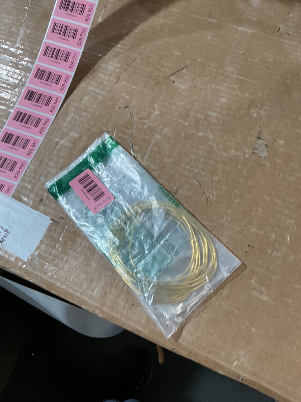 View 2 of ***MISSING PARTS***
TecUnite Aluminum Craft Wire 33 Feet 1.5 mm Bendable Metal Wire Soft Bendable Gold Wires for Jewelry Making Dolls Skeleton DIY Crafts Floral Making Sculpting Wreath Wrapping Beading