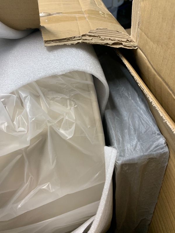 Photo 1 of ***MISSING PARTS***
Counter Height Barstools 26 inch Upholstered Swivel Bar Stools with Back and Wood Legs for Kitchen Island,Set of 4,Beige PU Leather