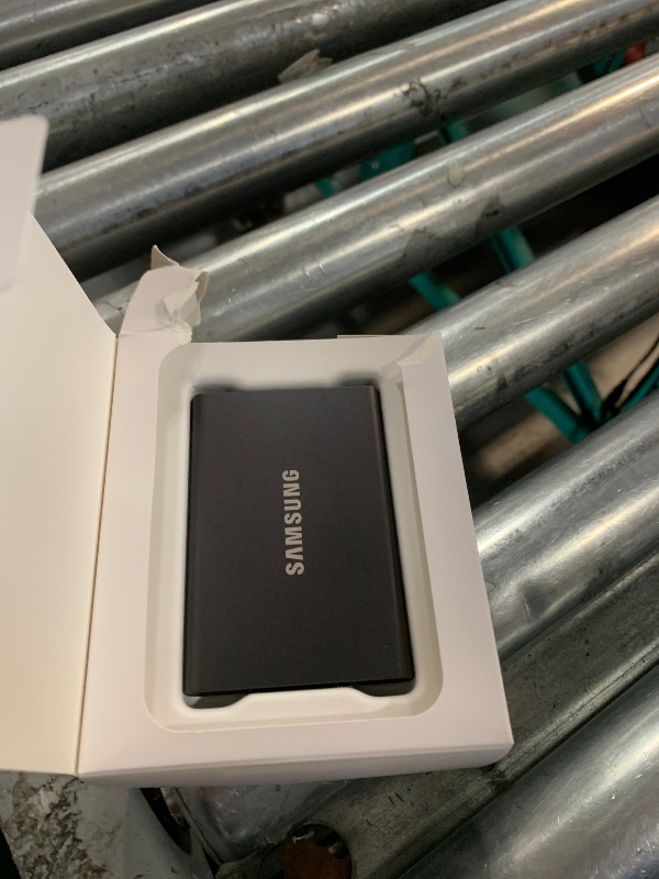 Photo 1 of ***FACTORY SEALED - OPENED FOR INSPECTION***Samsung T7 Portable SSD, 2TB External Solid State Drive, Speeds Up to 1,050MB/s, USB 3.2 Gen 2, Reliable Storage for Gaming, Students, Professionals, MU-PC2T0T/AM, Gray