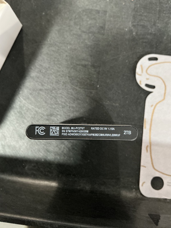 Photo 1 of ***FACTORY SEALED - OPENED FOR INSPECTION***Samsung T7 Portable SSD, 2TB External Solid State Drive, Speeds Up to 1,050MB/s, USB 3.2 Gen 2, Reliable Storage for Gaming, Students, Professionals, MU-PC2T0T/AM, Gray