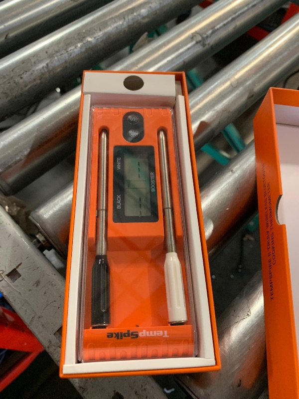 Photo 1 of ***FACTORY SEALED - OPENED FOR INSPECTION***TempSpike 500FT Bluetooth Wireless Meat Thermometer for Grilling and Smoking, Dual Meat Probes Grill Thermometer, LCD-Enhanced Booster, Smoker BBQ Thermometer for Grill Rotisserie Turkey Beef