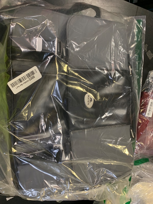 Photo 1 of MATEIN Mens Business Briefcase 15.6 Inch, PU Leather Messenger Bags Laptop Computer Bag with USB Charging Port & Cooler, Waterproof Stylish Crossbody Shoulder Satchel for Work Office Commuting