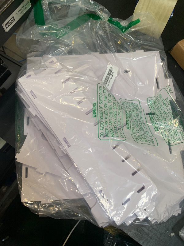 Photo 1 of Sanfurney 24 Slots Ink Pad Storage Holder and Stamp Pad Organizer Rack for 3" x 3" Ink Pads, Stackable and Wall-Mounted