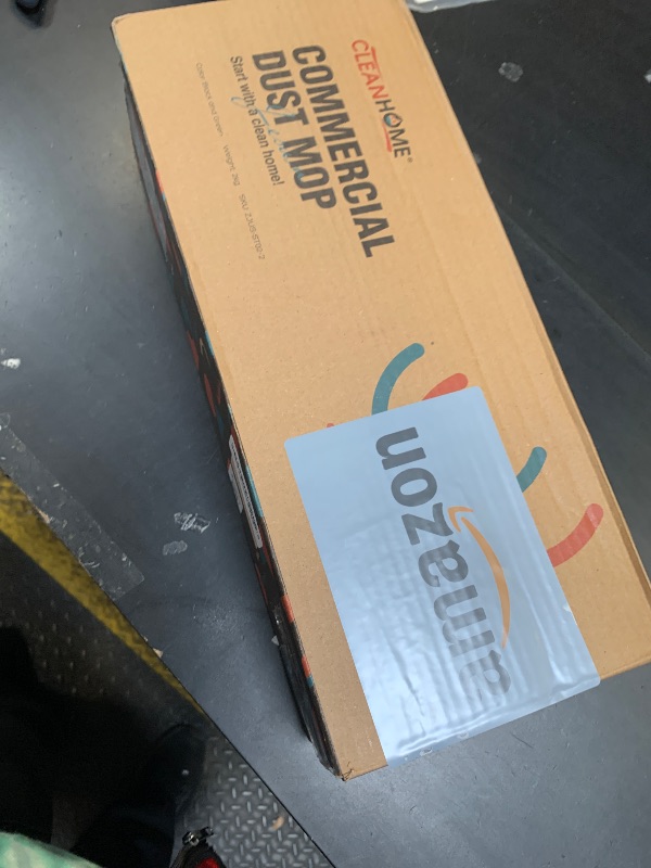 Photo 1 of CLEANHOME 36" Commercial Dust Mops for Floor Cleaning Heavy Duty Floor Duster Mop with Long Handle Hotel Gym Household Cleaning Supplies for Hardwood, Tiles, Marble Floors (Green)