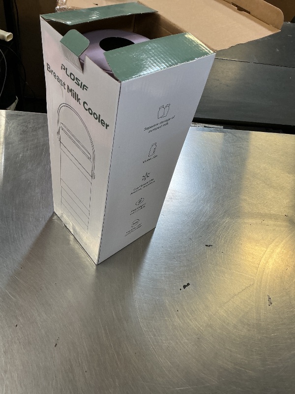 Photo 1 of PLOSIF Portable Breast Milk Cooler, 24H 360° Cooling, Digital Temp Display, 22oz Capacity with 2 BPA-Free Bottles, CPC Certified for Outdoor Travel & Commute