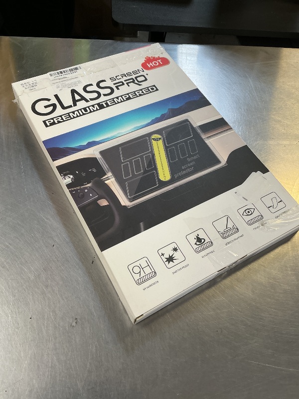 Photo 1 of DGXWLLW Screen Protector for Tesla Model S 2023-2026 Model X 2023-2026 with Alignment Kit Matte Front Back Tempered Glass TouchScreen Dashboard Protective Anti Glare Fingerprint 9H Hardness