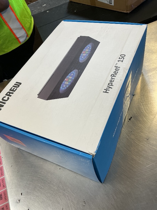Photo 1 of NICREW HyperReef 150 Gen 2 Reef LED Light, 150W Reef Aquarium Lighting for SPS LPS Corals and Saltwater Fish Tanks, Enhanced Violet and Blue Spectrum, Wide Angle Lens, 5 Channels Fully Programmable
