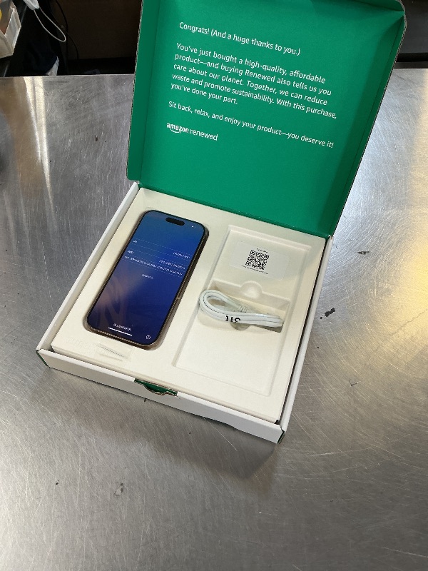 Photo 1 of Apple iPhone 16 Pro, US Version, 256GB, Desert Titanium - Unlocked (Renewed Premium)