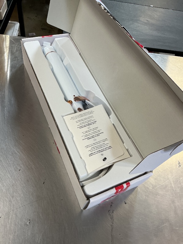 Photo 1 of T3 SinglePass Curl X Extra-Long Barrel Curling Iron with 9 Heat Settings and Ceramic Barrel for Fast Styling and Lasting Results on All Hair Types