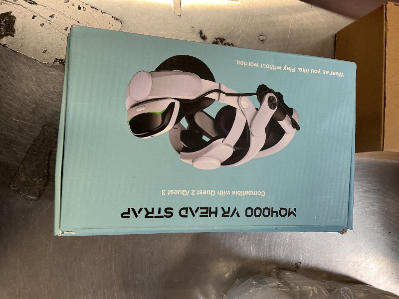 Photo 1 of DXKK for Meta Quest 3/3s Head Strap with Battery - Magnetic & Extended 3H & Digital Display, Double Dials, Quick-Switch Reality Mode, Comfort VR Headset Strap for Oculus Quest 2, MQ4000