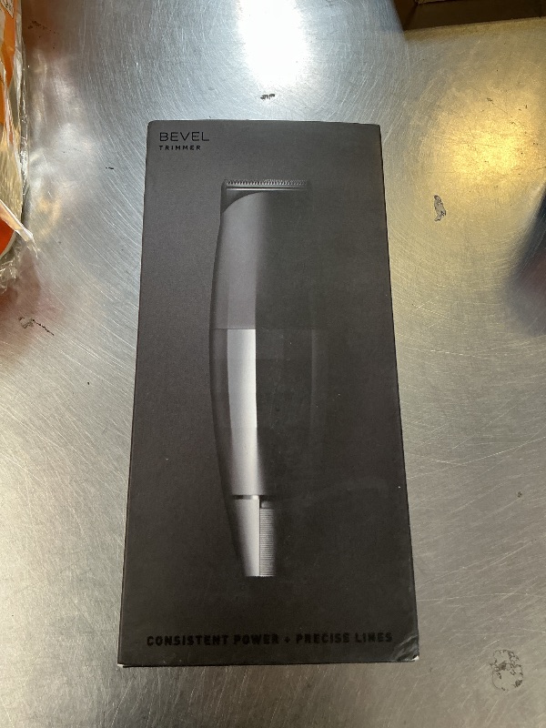 Photo 1 of Bevel Beard Trimmer for Men - Black Edition Cordless Trimmer, 8 Hour Rechargeable Battery Life, Tool Free Adjustable Zero Gapped Blade, Barber Supplies, Mustache Trimmer