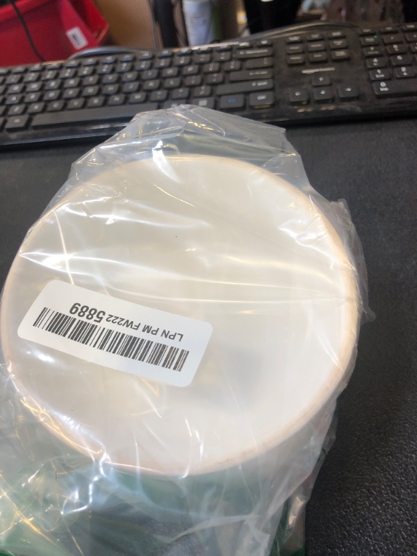 Photo 1 of **********DAMAGED*******
LoeJan Elevated Cat Food Bowl, 5 Oz Ceramic Raised and Tilted Water Bowl, Anti Vomiting and Protect Pets' Spines Dishes for Small Dog, Fat Faced Cat, Kitten (White, 1 Pack)