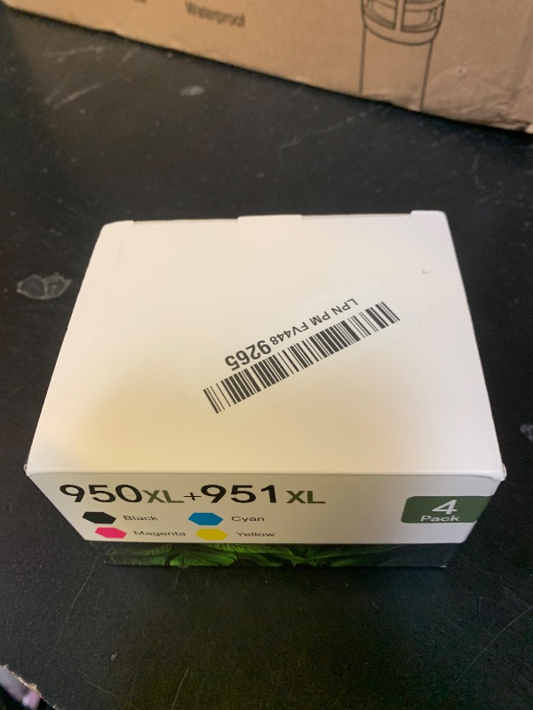 Photo 1 of 950XL and 951XL Ink Cartridges Combo Pack (BK/C/M/Y)-Replacement for HP Ink 950 951 Combo Pack 950XL 951XL Printer Ink Compatible for OfficeJet Pro 8100 8600 8610 8615 8620 8630 251DW 276DW Printer