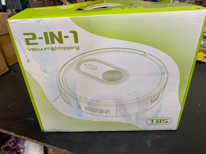 View 2 of XIEBro Robot Vacuum and Mop Combo, 2 in 1 Vacuuming & Mopping Robot with Schedule, App/Bluetooth/Voice, 3200Pa Max Suction, Self-Charging Robot Vacuum Cleaner, Slim, Ideal for Hard Floor, Carpet