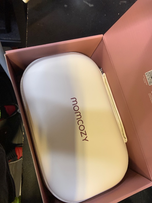 Photo 1 of Momcozy M5 Smart APP Controlled Wearable Breast Pump, Hands-Free Wireless Electric Pump, 3 Modes 9 Suction Levels, BPA-Free, Portable Lightweight, 24mm Flange, 2-Pack Cozy Red