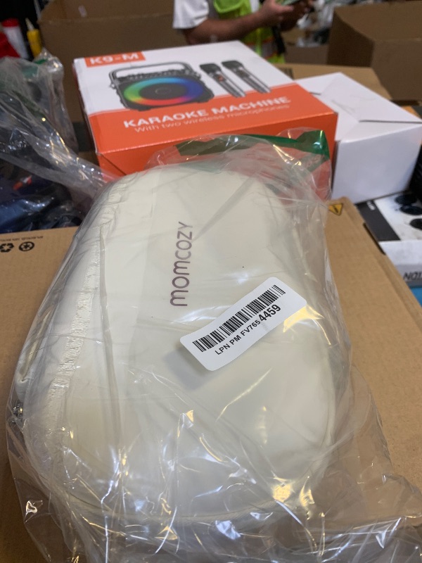 Photo 1 of Momcozy M5 Smart APP Controlled Wearable Breast Pump, Hands-Free Wireless Electric Pump, 3 Modes 9 Suction Levels, BPA-Free, Portable Lightweight, 24mm Flange, 2-Pack Cozy Red