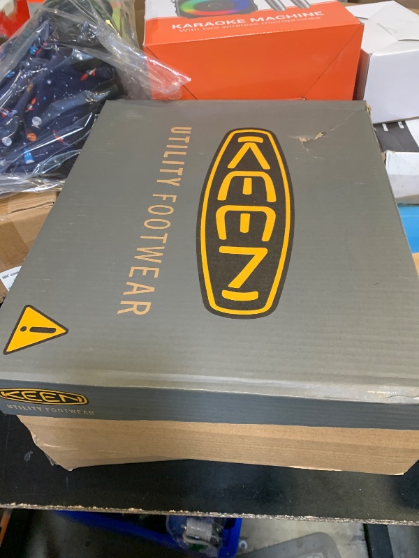 Photo 1 of KEEN Utility Men's Cincinnati 6" Composite Toe Waterproof Wedge Work Boots, Belgian/Sandshell, 11 Wide US