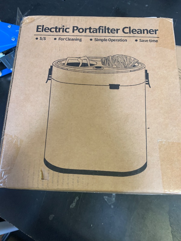 Photo 1 of CAFEMASY Automatic Portafilter Cleaner Machine Electric Espresso Coffee Knock Box for Cleaning Espresso Coffee Puck Espresso Accessories Tools for Home or Commercial Coffee Bar