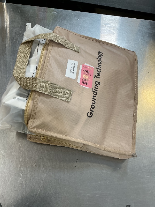 Photo 1 of Grounding Sheet, 90% Organic Cotton+10% Pure Silver Organic Fitted Grounded Sheet for Improved Sleep, Earth Connecting Bedding - Healthy Sleep Therapy (Gray, (60.1 * 80 * 15inch))