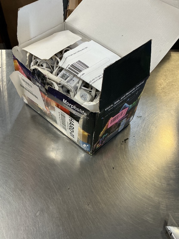 Photo 1 of Permanent Outdoor Lights - 100FT Smart AI RGB+IC LED with 72 Lights, IP67 Waterproof, 75+ Scene Modes, Alexa/Google/Remote Control Enabled, DIY Music Sync for Christmas, Holiday & Home Decor, White