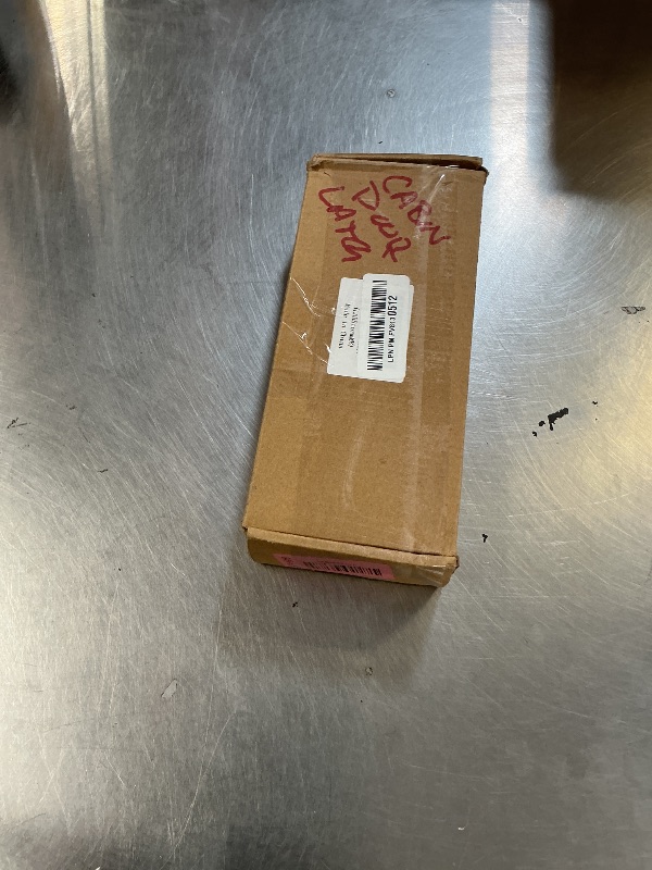 Photo 1 of ReigaHood US Flat Slot Storm Door Handle Complete Set Fits for Larson and Wright Screen Door Hardware, 2-1/2" Handle PZ, 7/8" Backset, 7-1/4" Trimplate H.C., Non-Handed, Matte Black