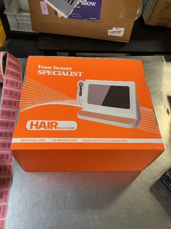 Photo 1 of 11 Inch HD Screen Scalp Analysis Machine with 50x/200x Lenses, Hair Scalp Analyzer & Microscope for Skin and Hair Follicle, No App Required, for Home & Salon Use