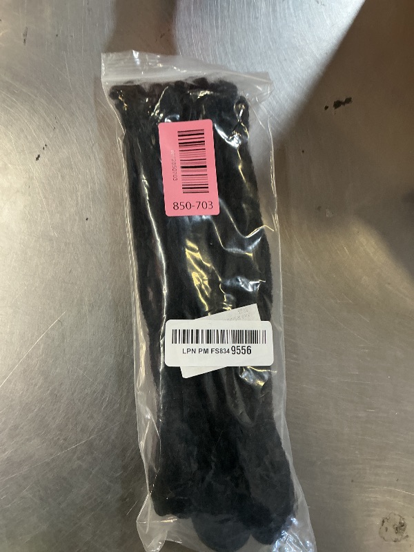 Photo 1 of 10 inch 30 Strands Loc Extensions Human Hair Curly Ends,0.4cm Width 100% Human Hair Dreadlock Extensions for Men/Women, Can be Dyed Soft Dreads Extensions