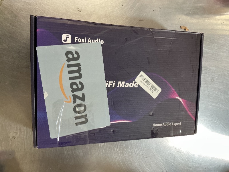 Photo 1 of Fosi Audio MC351 2.1 Channel Integrated Amplifier with DAC, Home Audio Stereo Power Amp with Dual TPA3255 Chips for HiFi Passive Speakers, Vintage VU Meter Receiver with Bluetooth and USB/Opt/Coax