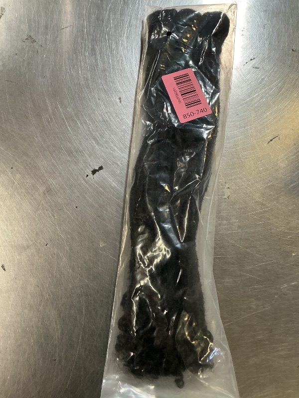 Photo 1 of 100% Real Human Hair 0.4cm Width 12 Inch Loc extensions 30 Strands per pack Full Handmade Dreadlock Extensions Can be dyed and bleached for Men Women Kids