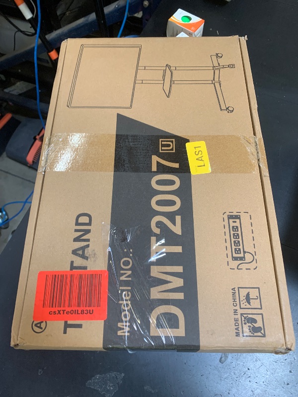 Photo 1 of Rfiver Mobile TV Cart Rolling TV Stand with Power Outlet for 32-75 Inch Screens, Portable TV Stand on Wheels with Height Adjustment, Outdoor TV Mount Stand with Shelf Holds up to 88lbs for Home Office