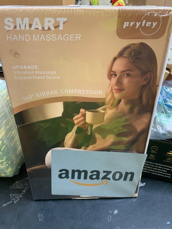 Photo 1 of pryfey Hand Massage with 2 Vibration 6 Modes 6 Intensities