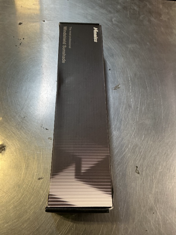 Photo 1 of [Upgraded] Nmoiss Windshield Sun Shade Umbrella - [Vinyl Coating Heat Shield] Protect Car from Sun Rays & Heat Damage Keep Cool and Protect Interior, Spring Structure Edge Medium 56" L x 31" W