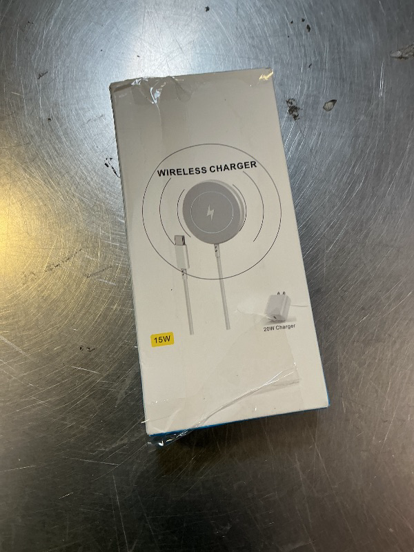 Photo 1 of [Apple MFi Certified]Magnetic Wireless iPhone Charger Magsafe Charger,6FT 15W Fast Phone Charging Pad Wireless Magnetic Charge for iPhone 17/17Air/16 Pro Max/16 Plus/15 Pro Max/14/13/12/AirPods3/2/Pro