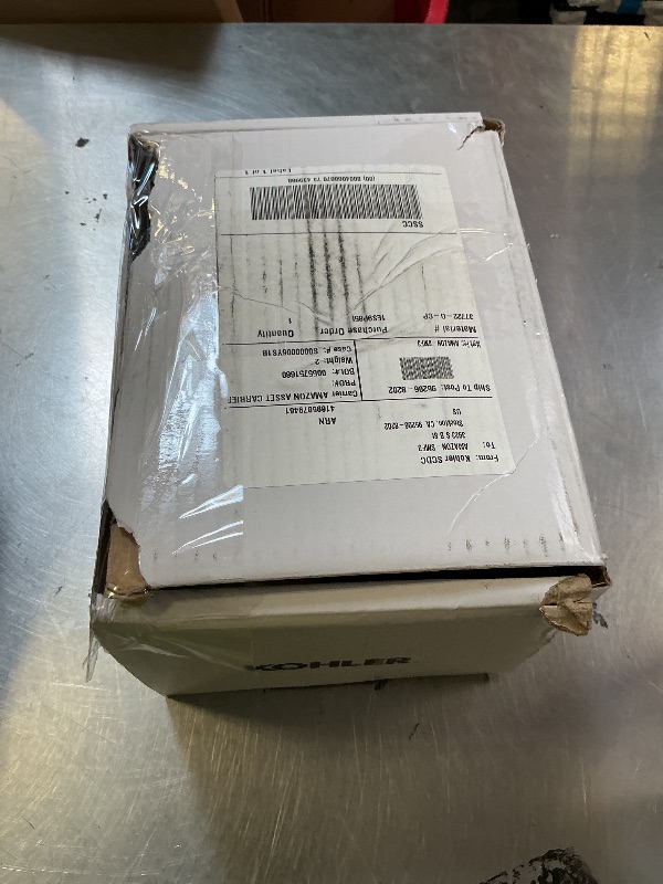 Photo 1 of KOHLER 37722-G-CP Cinq Square Single-Function Filtered Showerhead, Five-Layer Filtration, 1.75 GPM, Contemporary Design, Easy to Clean, Polished Chrome