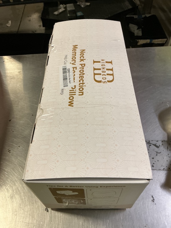 Photo 1 of HighBeds Cervical Neck Pillow for Memory Foam – Soft Ergonomic Side Sleeper Pillow for Neck Pain Relief, Ice Silk Zipperless Pillowcase, Eco-Friendly and Durable Material