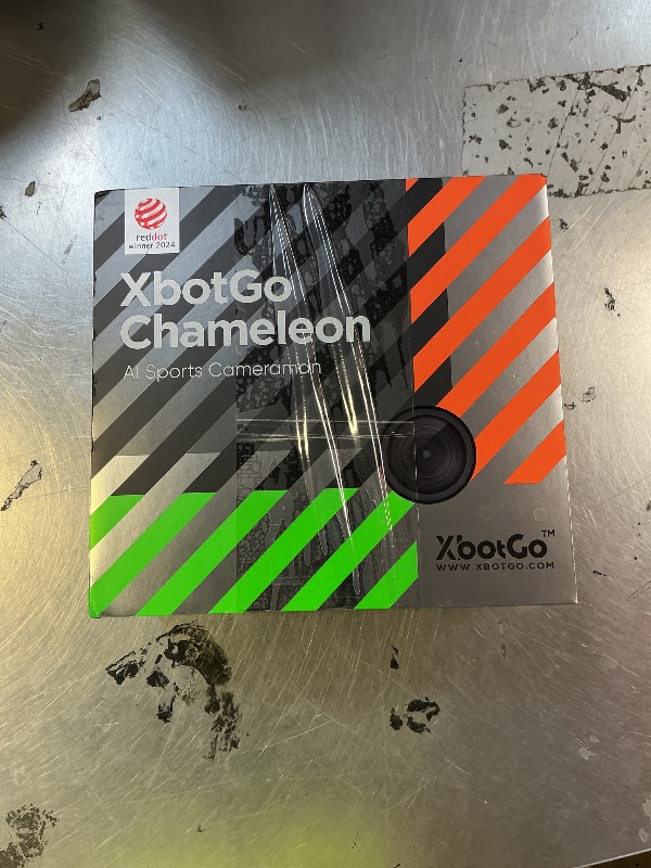 Photo 1 of XbotGo Chameleon AI Auto Sports Action Camera - 4K 60FPS Soccer Camera and Basketball Tracking Camera for Team Sports, Live Streaming, No Subscription, Works with iOS & Android (Lemon Green)