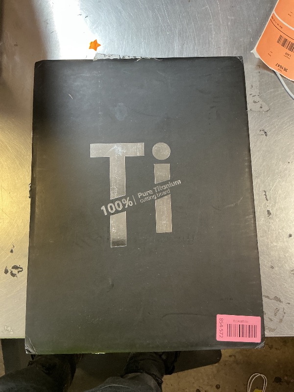 Photo 1 of Titanium Cutting Boards for Kitchen, Set of 3 Food Grade 100% Pure Titanium Double-Sided Chopping Boards, Non-Toxic, Dishwasher Safe, Easy to Clean – 10", 12", 16"