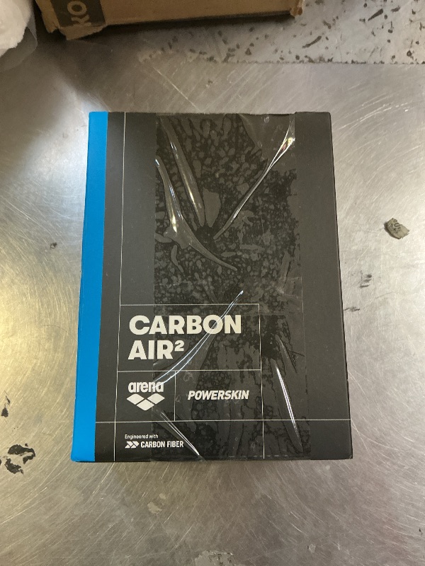 Photo 1 of ARENA Powerskin Carbon Air2 Men's Racing Jammer Athletic Tech Suit Competitive Racing Swimsuit Endurance Swimwear, Electric Blue/Dark Gray/Fluo Yellow, US Size 28