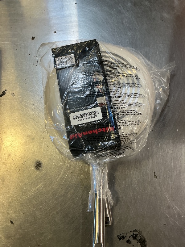 Photo 1 of **USED** KitchenAid Hard Anodized Ceramic Induction Nonstick Cookware 2-Piece Frying Pans/Skillet Set, Dishwasher Safe, 8.25 Inch and 10 Inch Non Stick Fry Pans with Stainless Steel Handles - Porcelain White